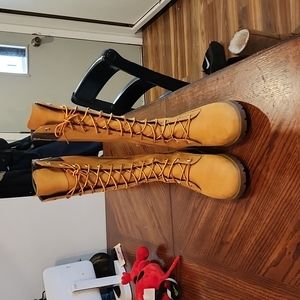Timberland Tall Lace up boots.